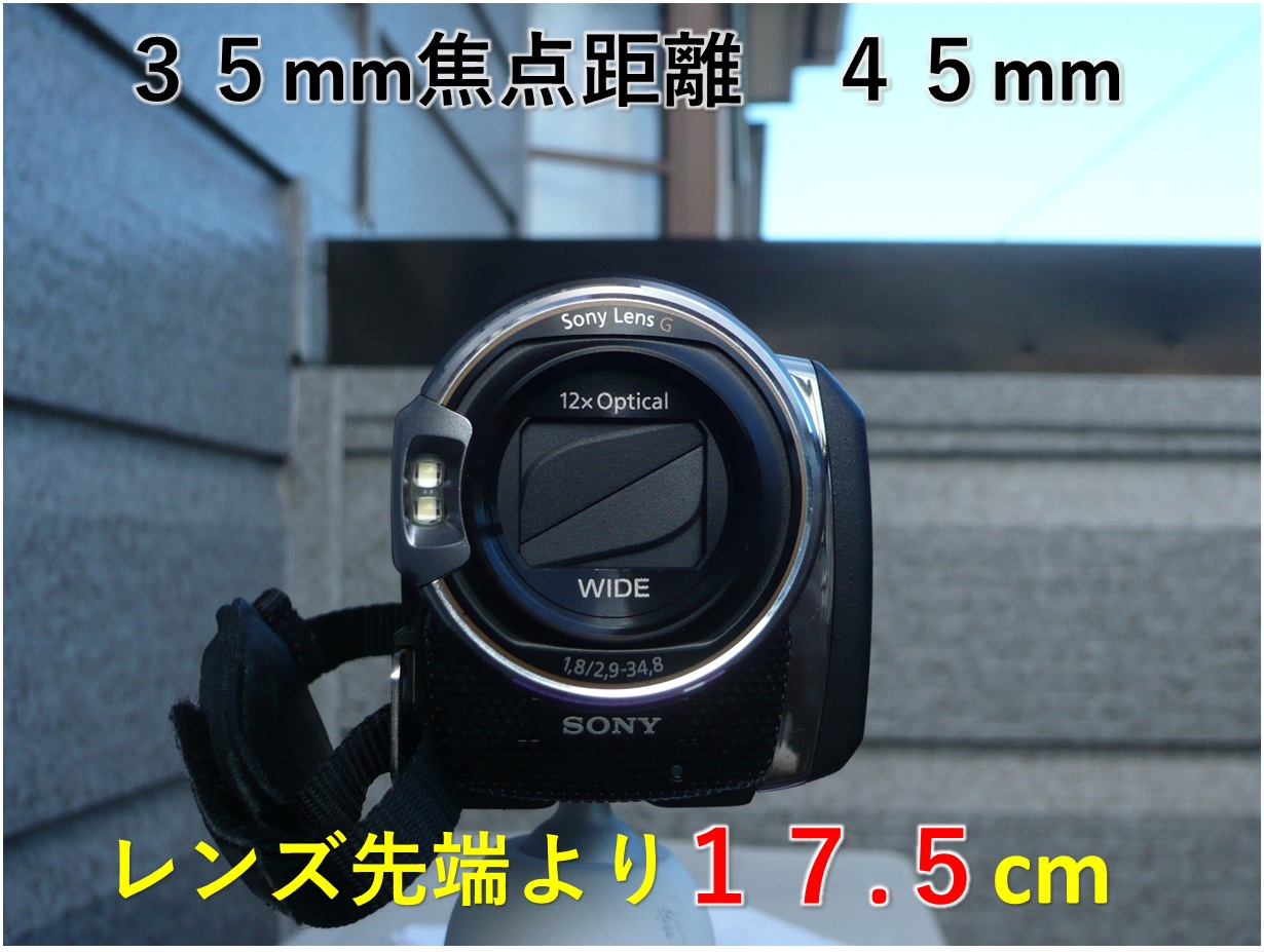 DMC-FX30　最短撮影距離 45mm