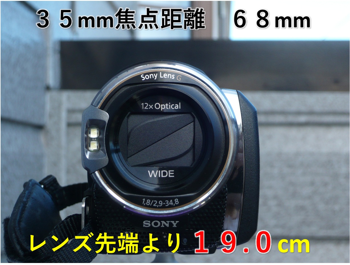 DMC-FX30　最短撮影距離 68mm