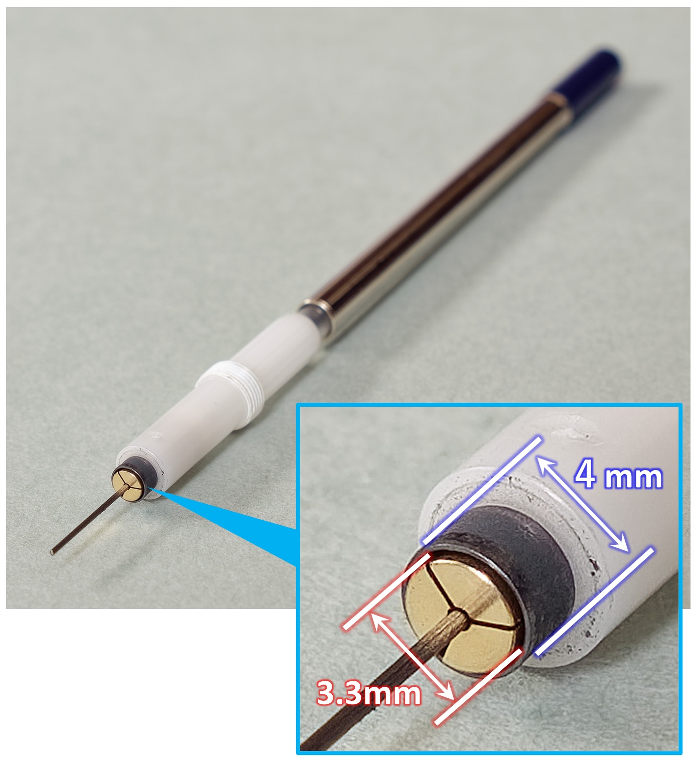大型の金属チャック